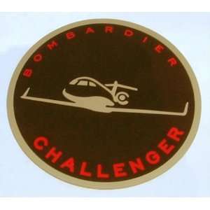  Bombardier Challenger Sticker 