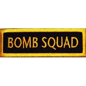 BOMB SQUAD Embroidered Quality Nice Biker Vest Patch 