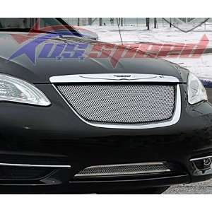  2011 UP Chrysler 200 Chrome Wire Mesh Grille 2PC   E&G 