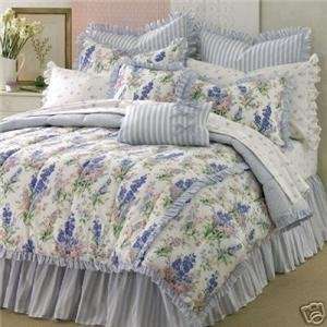  Laura Ashley Abbeville Queen Comforter Set 4 Pc Floral 