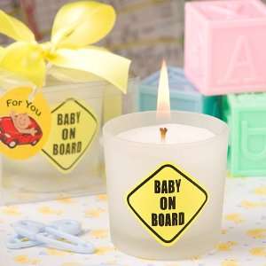  Baby on Board Candle Favors
