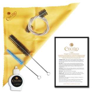 New Trumpet Care Kit ~Cloth,Brush,Valve Oil,Bore Snake  