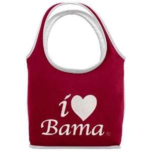  Alabama Crimson Tide Terry Cloth Heart Handbag Sports 