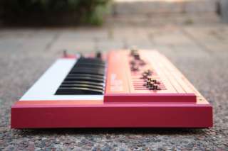   Synthesizer rare RED w/ Mod Grip + Custom Case MC202 TB303  