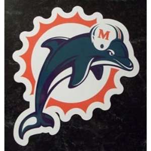   Dolphins Team Logo NFL Car Magnet (Quantity of 1)
