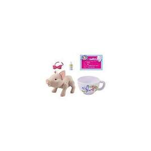 Teacup Piggy Playset with Bow Sunglasses   Princess
