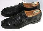 LKNW Black Salvatore Ferragamo Monk shoes 8 Italy