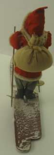Vtg 1930s Santa on Skis Japan  