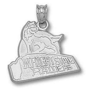   Raiders Solid Sterling Silver Raider Wolf Pendant