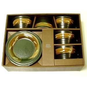 Tea Cup Set, Set of 5. 5 Cups with Saucers. Can Also Be Used As Coffee 