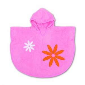  Baby Boum Pretty Petal Hooded Poncho Towel (Bubblegum Pink 