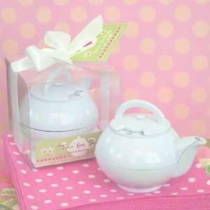  Mini White Teapot Timer