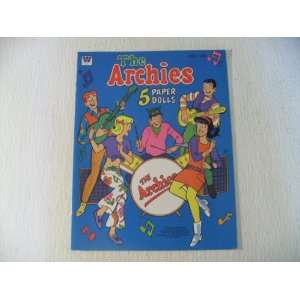  Whitman the Archies 5 Paper Dolls 1987 1 Toys & Games