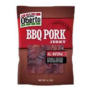 Oh Boy Oberto Natural Style Jerky, BBQ Pork, 6.2 Ounce  