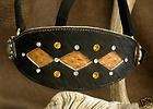 bronc halter ostrich print leather inlays and bling 