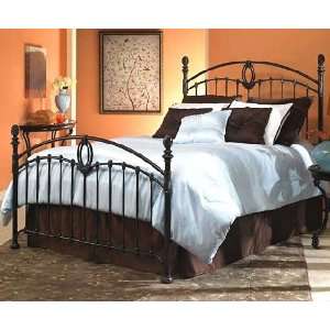  Coronado Tarnished Copper Finish King Size Iron Metal Bed 