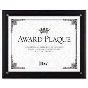  DAX Award Plaque, Wood/Acrylic Frame, Fits Up To 8.5 x 11 