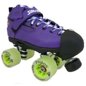  Sure Grip Rebel Derby Rookie Package Purple Leather Boots 