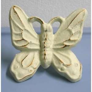  Large Cast Iron Butterfly Cabinet Knob