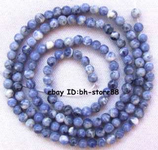 3mm natural blue Sodalite Round loose Small Beads 15.5  