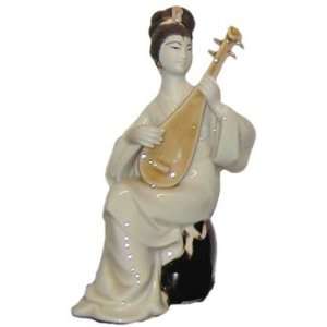  Chinese Lady playing the Pipa   6.5H