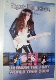 Yngwie Malmsteen Poster   Tour Promo Flyer   Unleash the 