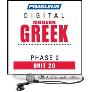 Greek (Modern) Phase 2, Unit 20 Learn to Speak and Understand Modern 