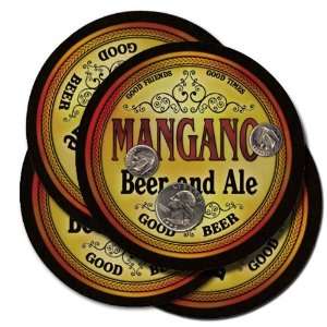  MANGANO Family Name Beer & Ale Coasters 