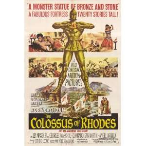  The Colossus of Rhodes (1961) 27 x 40 Movie Poster Style A 