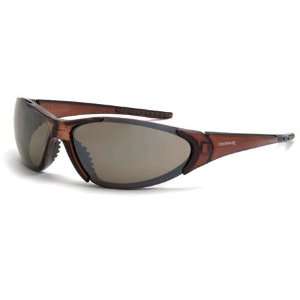  Crossfire 18117 Core Crystal Brown Safety Sunglasses with 