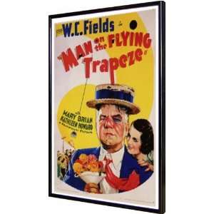   Man on the Flying Trapeze 11x17 Framed Poster