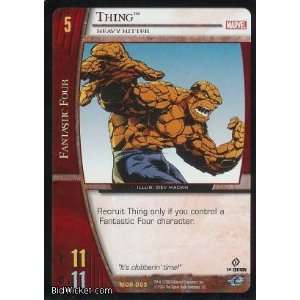   Thing, Heavy Hitter #063 Mint Foil 1st Edition English) Toys & Games