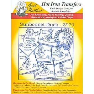  Aunt Marthas Hot Iron Transfers 3979 Sunbonnet Duck Arts 