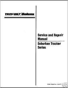 Bolens / Troy Bilt Suburban Series Repair Serv Manual  