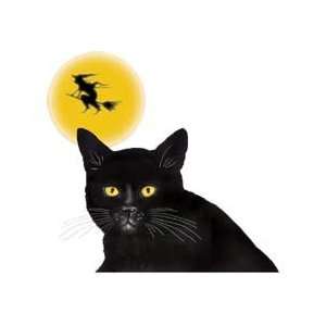  Mary Lake Thompson Ltd. Halloween Cat and Moon Flour Sack 