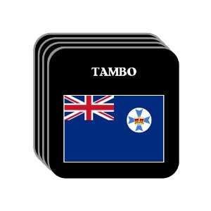  Queensland   TAMBO Set of 4 Mini Mousepad Coasters 