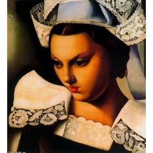     Tamara de Lempicka   24 x 26 inches   Le Bretonne