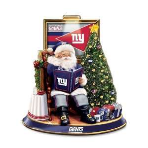  NFL New York Giants Talking Santa Claus Tabletop 