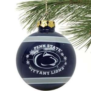  Penn State Nittany Lions 2011 Snowflake Glass Ball 