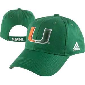 Miami Hurricanes Kids 4 7 Green Home Team Adjustable Hat  