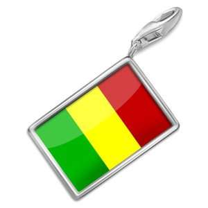 FotoCharms Mali Flag   Charm with Lobster Clasp For Charms Bracelet 