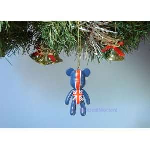  BEAR *17 CHRISTMAS ORNAMENT UK BRITISH FLAG UNION JACK 