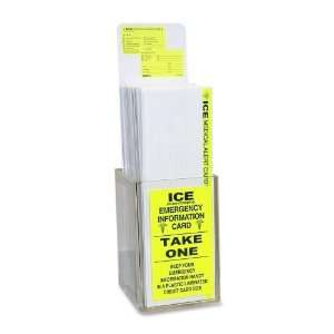 Tabbies Acrylic Emergency Information Card Display   150 