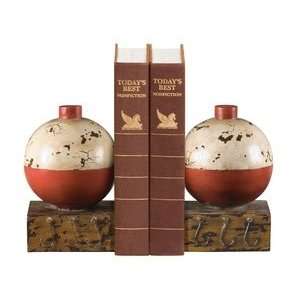    9262 Fishing Bobber   Decorative Bookend, Aged Bronze/Painted Finish