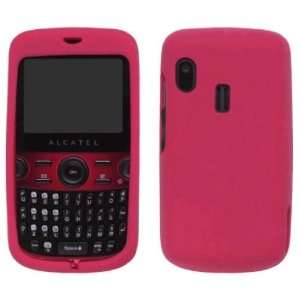   Silicone Gel Case for Alcatel OT 800 (Red) Cell Phones & Accessories