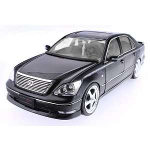  Lexus LS430 Junction Black 1/24 Scale Diecast Model Toys 