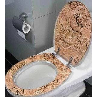  Flying Dragon Bathroom Resin Hard Toilet Seat   Standard Size by T 