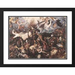 Bruegel, Pieter the Elder 36x28 Framed and Double Matted The Fall of 