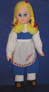 14 Cloth SWISS MISS Advertising Doll 1990 Minty  