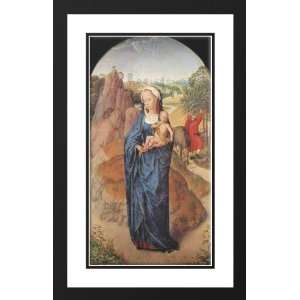  Memling, Hans 24x40 Framed and Double Matted Virgin and 
